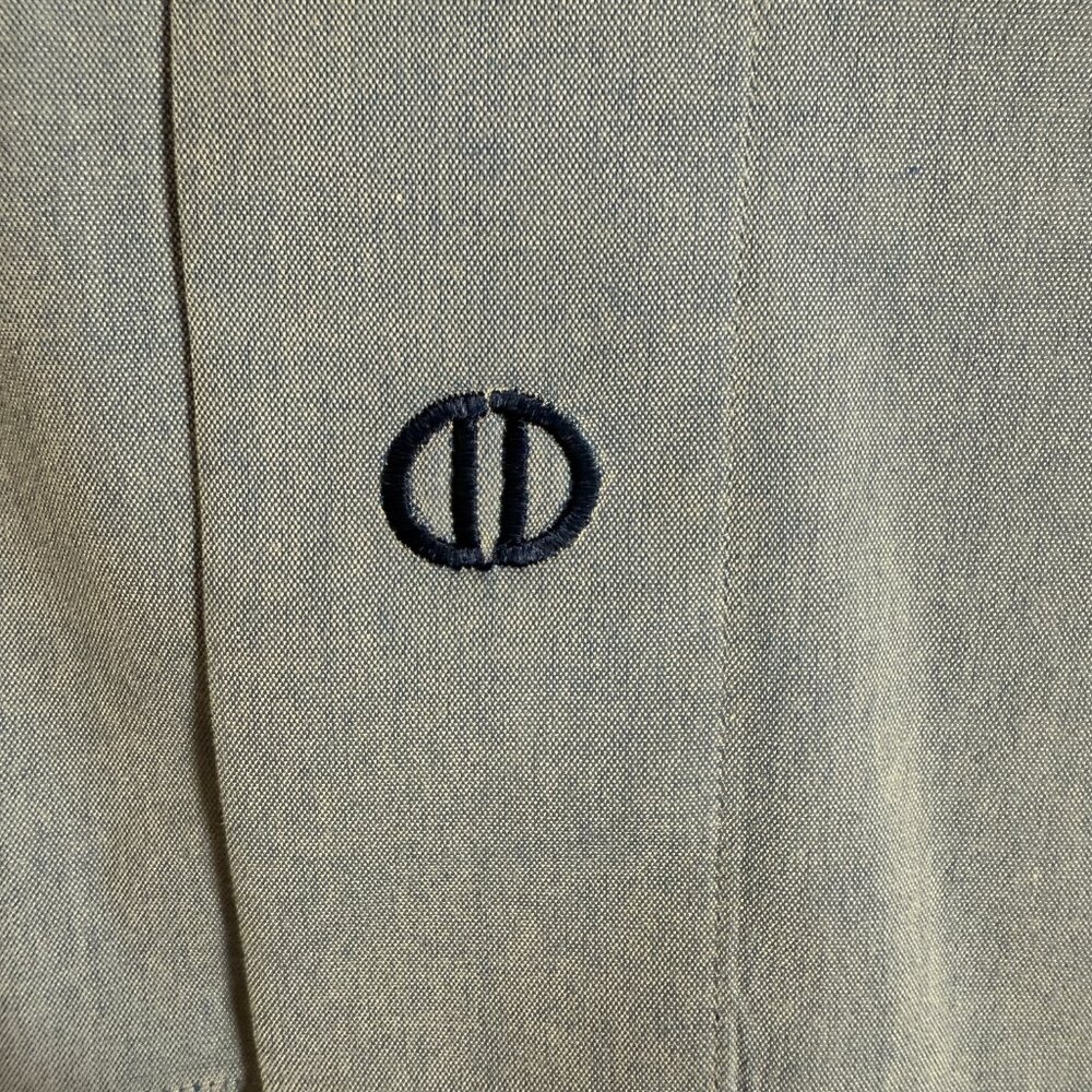 David Donahue Dress Shirt Men Size 16.5 32 / 33 Blue Long Sleeve 100% Cotton GUC - Picture 3 of 11